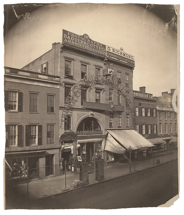 Charles D. Fredricks, American (1823-1894). <em>Fredricks’ Photographic Temple of Art, Broadway, New York</em>, 1857.