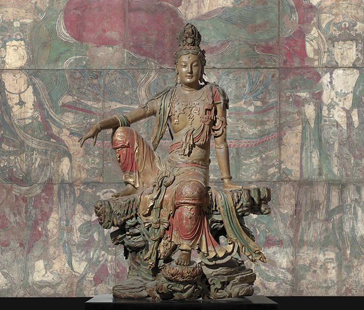 <em>Guanyin of the Southern Sea</em>, Chinese, 11th/12th century, Liao (907-1125) or Jin Dynasty (1115-1234).