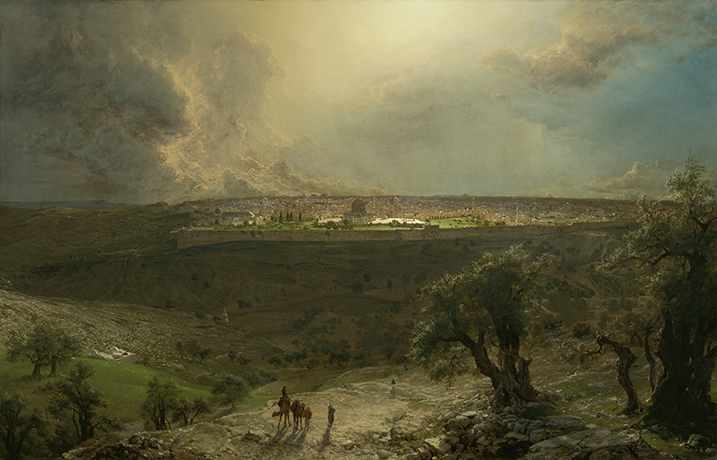 Frederic Edwin Church, <em>Jerusalem from the Mount of Olives</em>, 1870.