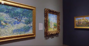 Paintings in gallery