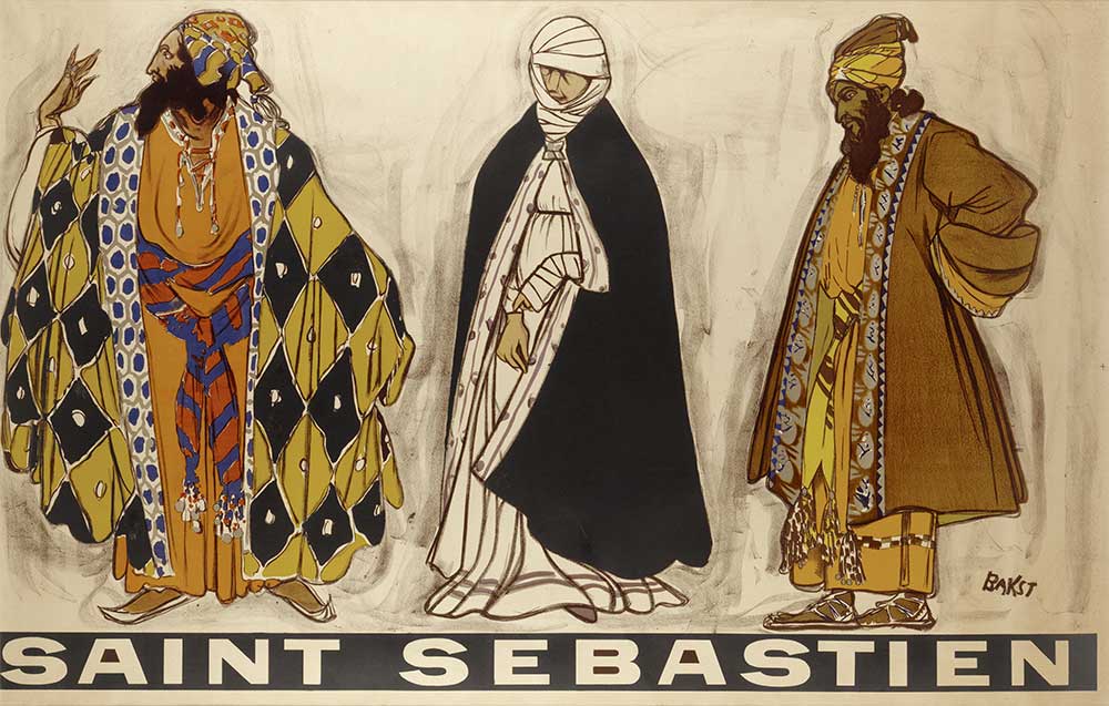 The Martyrdom of St. Sebastian by Léon Bakst