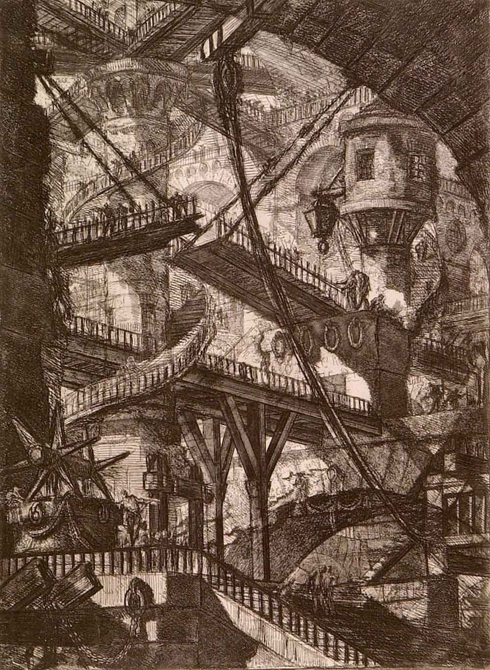 The Drawbridge by Giovanni Battista Piranesi