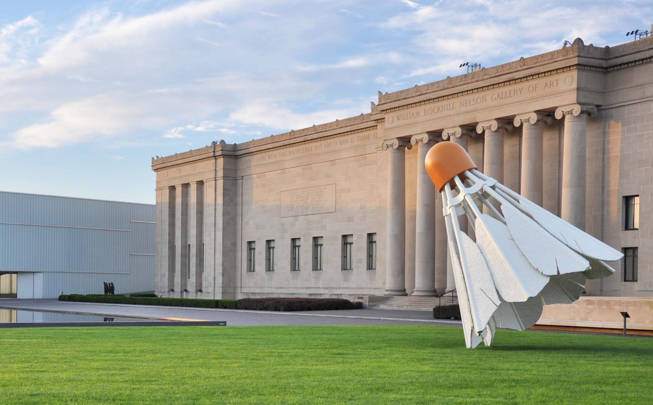 The Nelson-Atkins from the north with the Shuttlecock