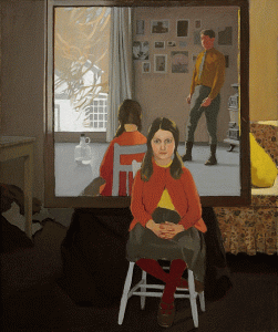 The Mirror by Fairfield Porter