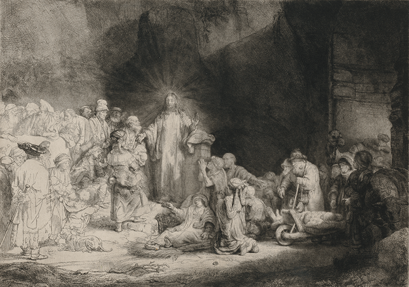 Christ Healing the Sick by Rembrandt