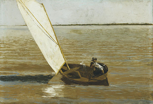 Sailing, by Thomas Eakins