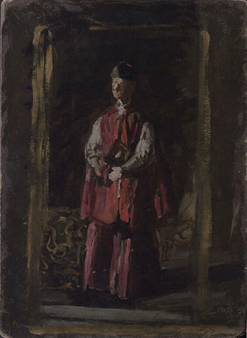 Sketch for Monsignor James P. Turner by Thomas Eakins