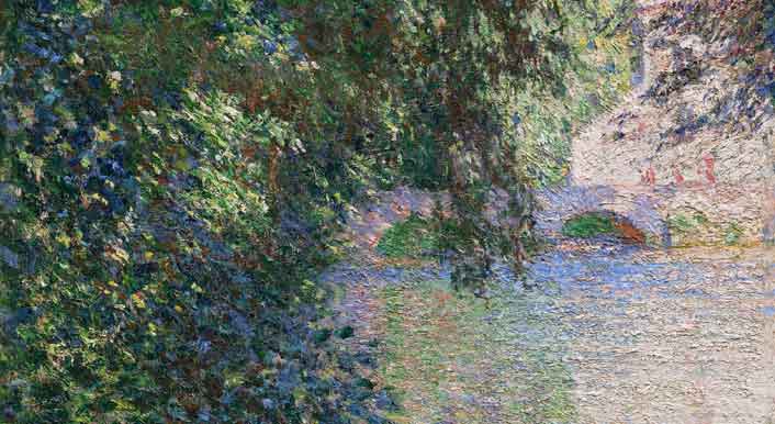 Detail: Claude Monet - Mill at Limetz